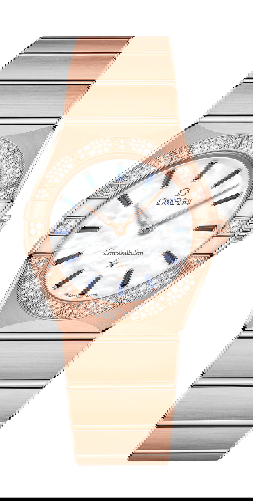 Omega Constellation luxury timepiece - detailed view