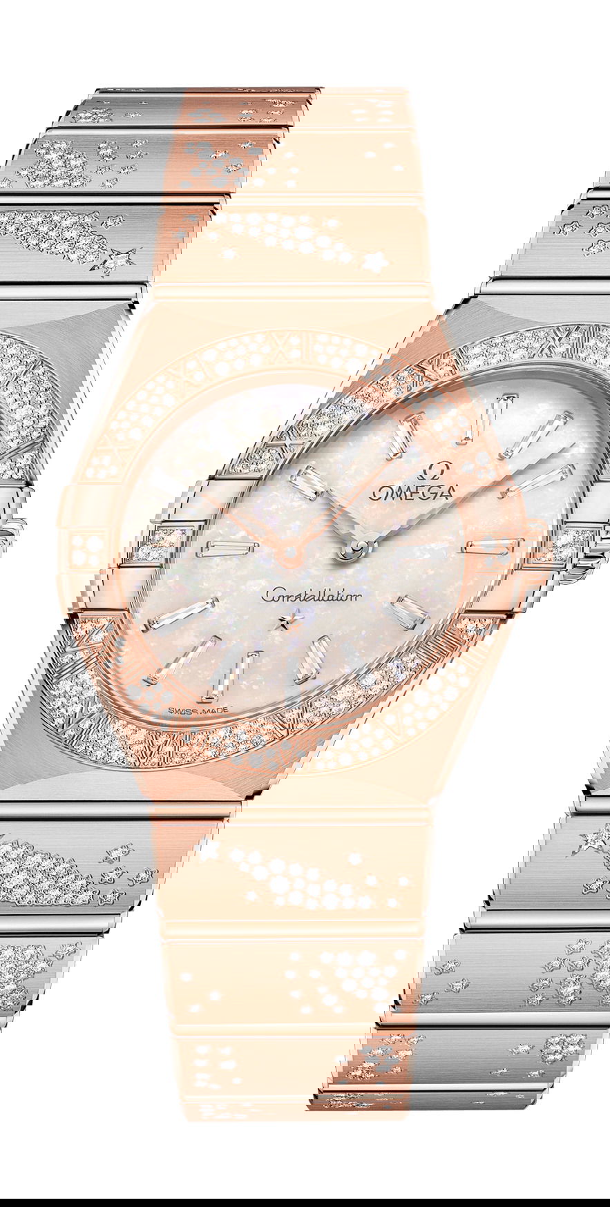 Omega Constellation luxury timepiece - detailed view