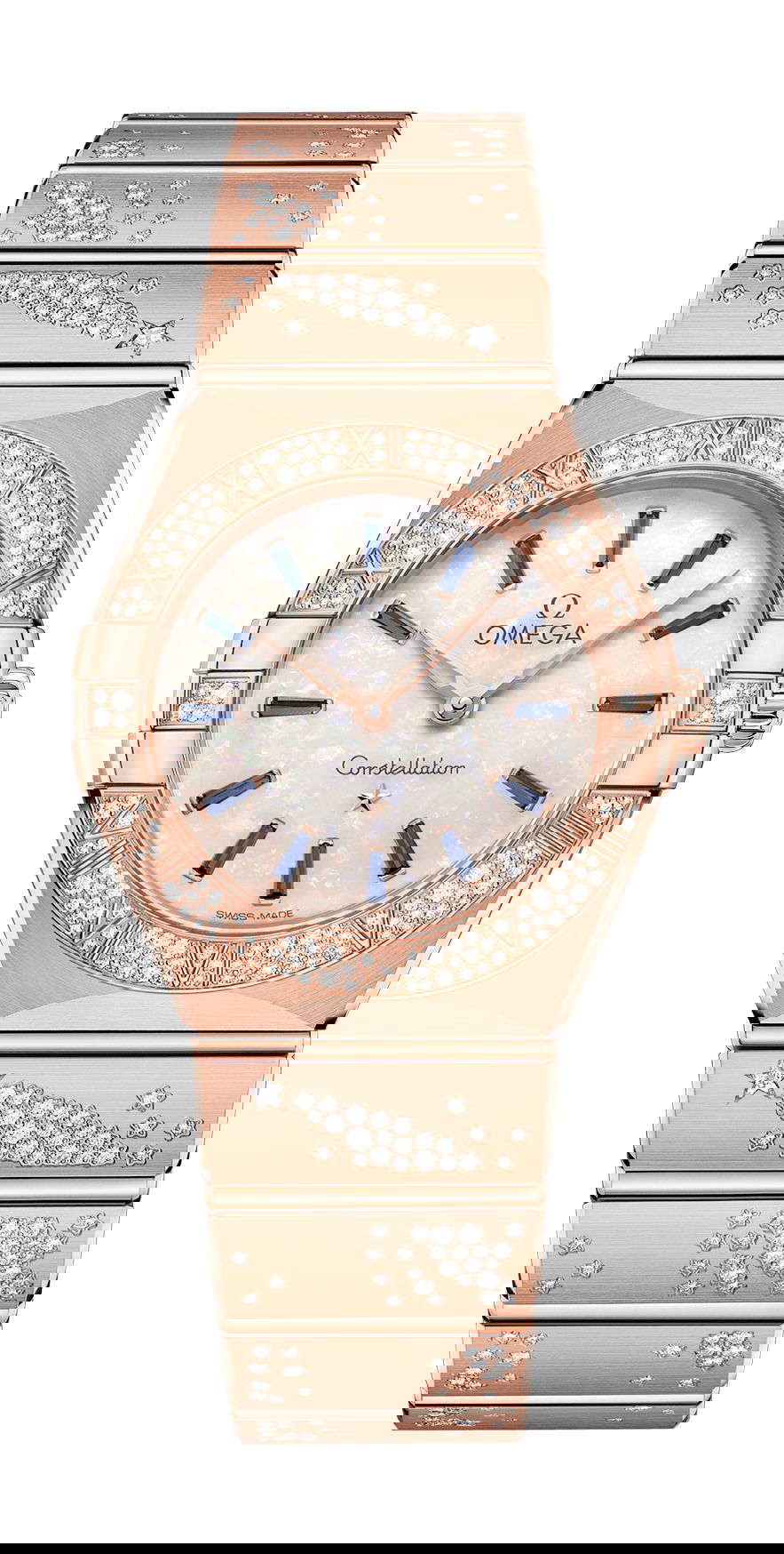 Omega Constellation luxury timepiece - detailed view