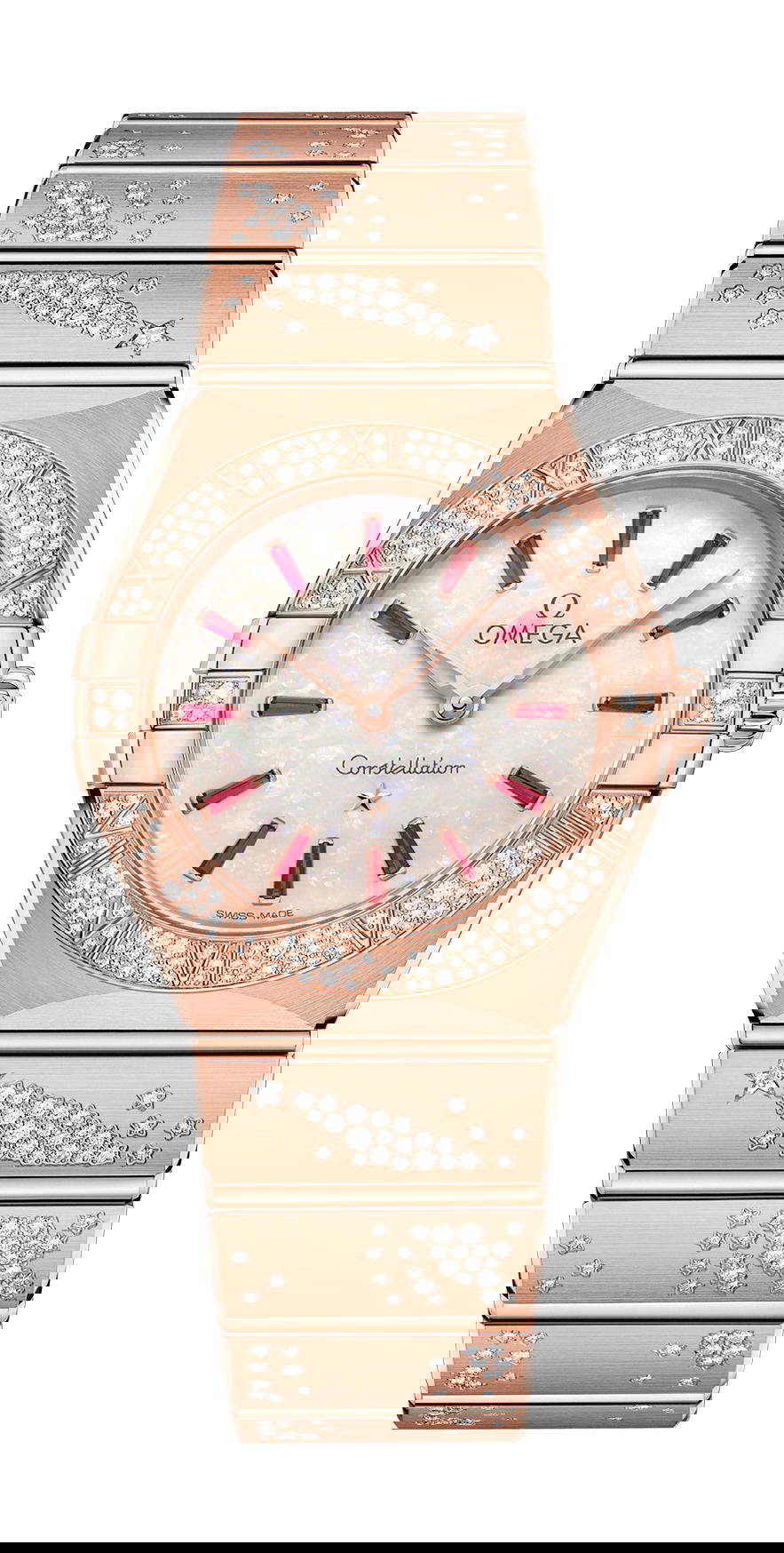 Omega Constellation luxury timepiece - detailed view
