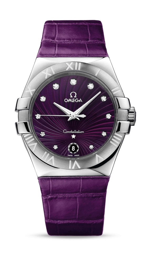 Omega Constellation luxury timepiece - detailed view