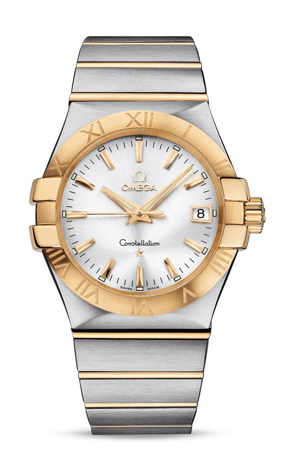 Omega Constellation luxury timepiece - detailed view