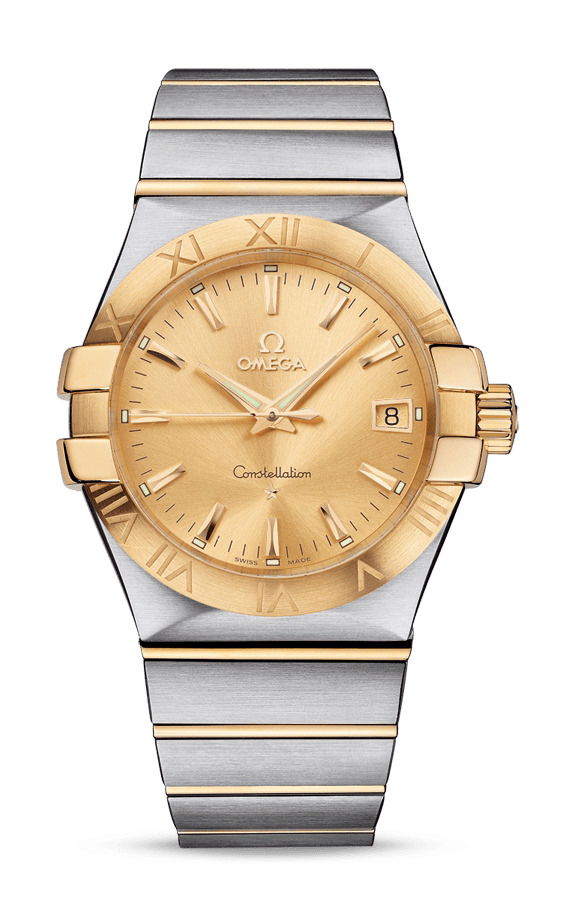 Omega Constellation luxury timepiece - detailed view