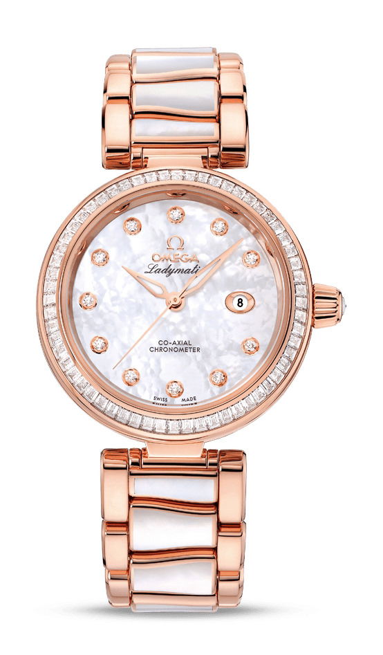 Omega De Ville luxury timepiece - detailed view