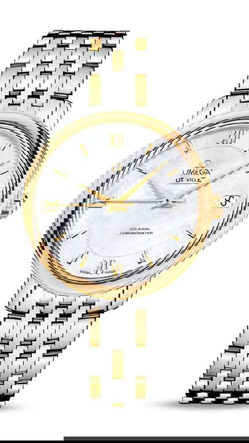 Omega De Ville luxury timepiece - detailed view