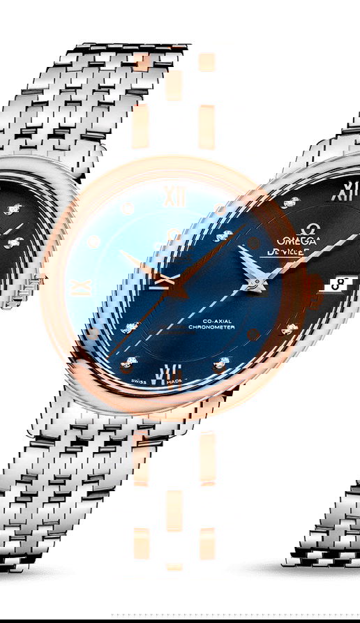 Omega De Ville luxury timepiece - detailed view