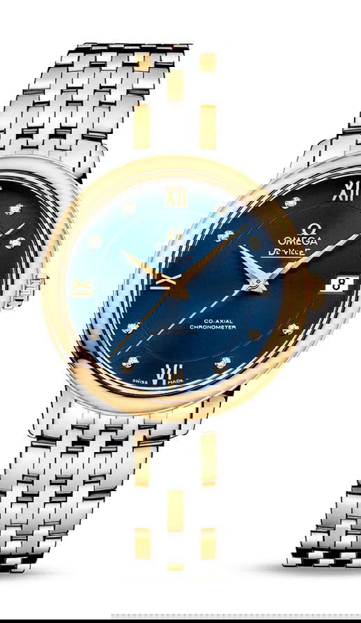Omega De Ville luxury timepiece - detailed view