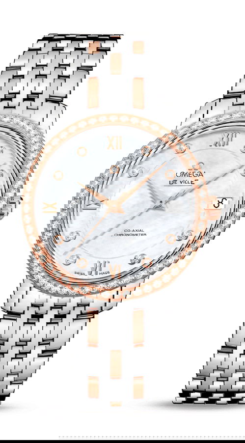 Omega De Ville luxury timepiece - detailed view