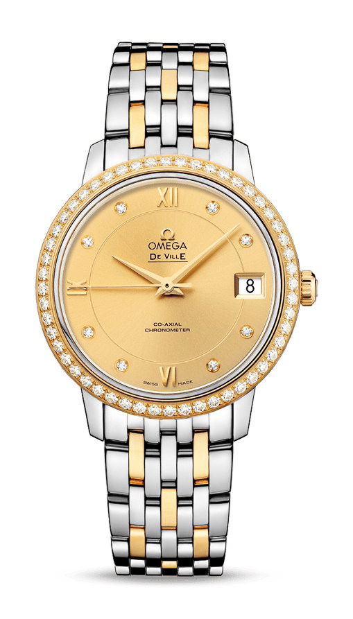 Omega De Ville luxury timepiece - detailed view