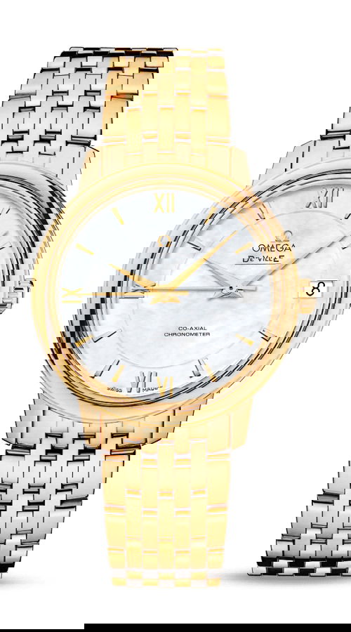 Omega De Ville luxury timepiece - detailed view