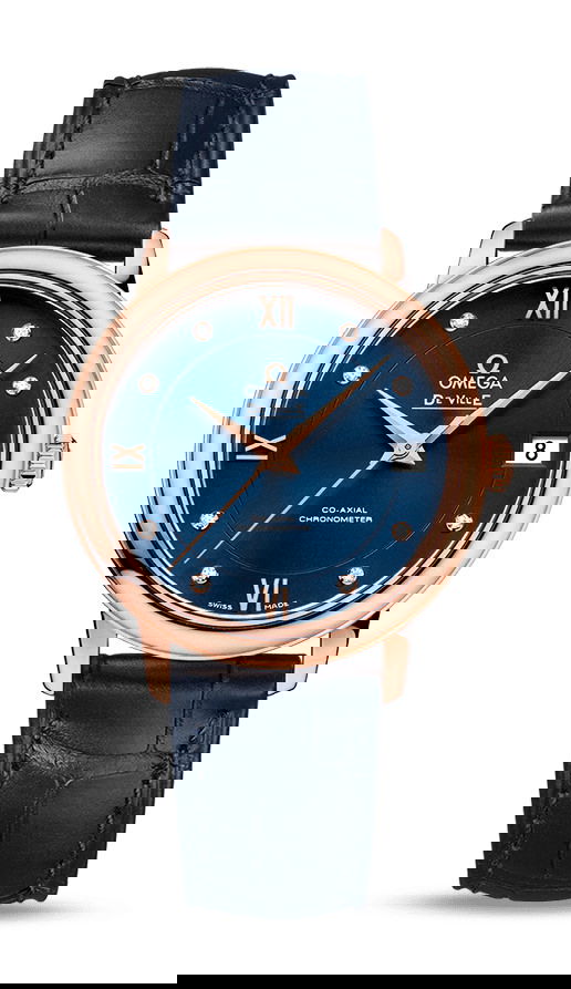 Omega De Ville luxury timepiece - detailed view