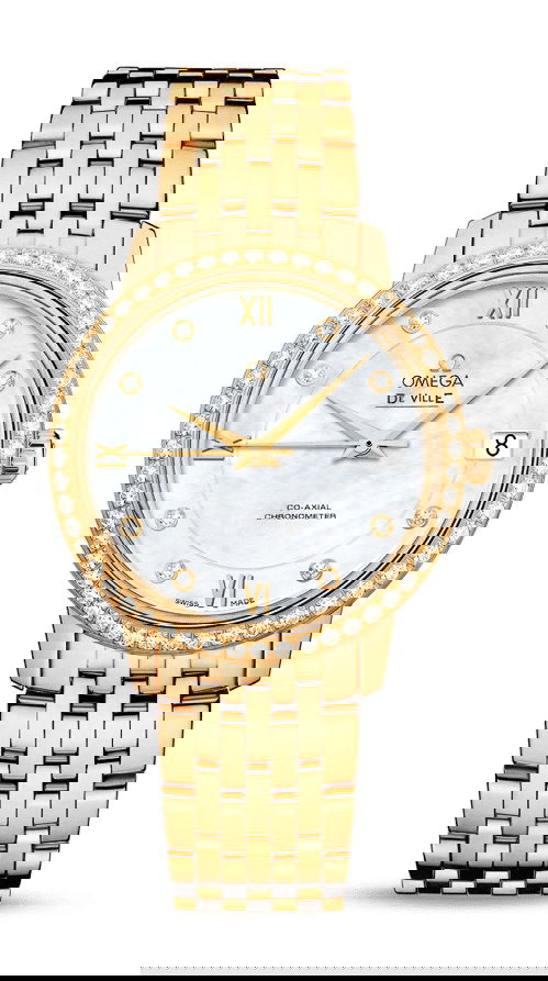 Omega De Ville luxury timepiece - detailed view