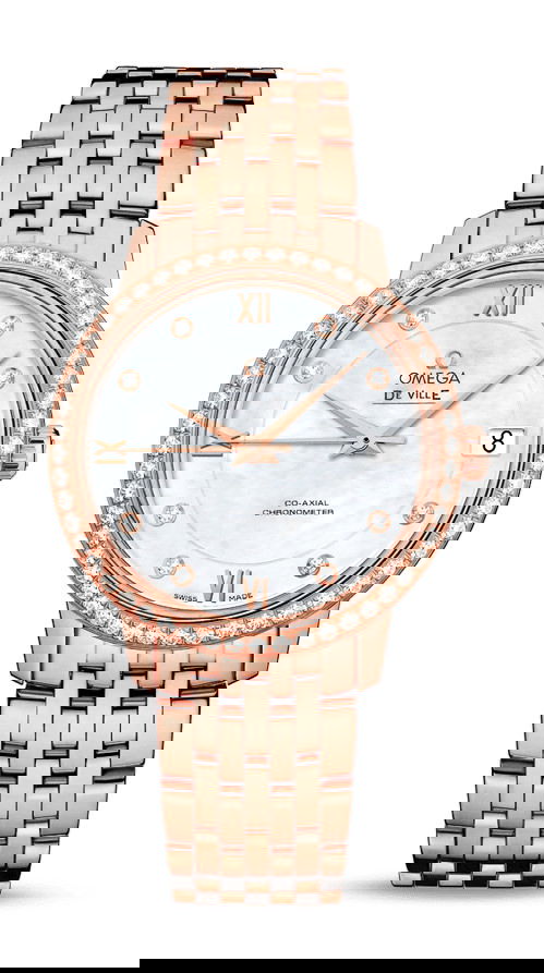 Omega De Ville luxury timepiece - detailed view