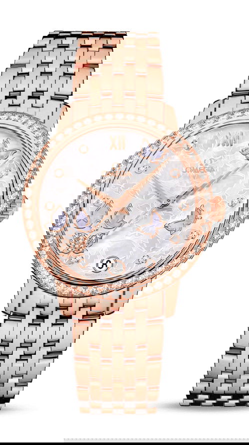 Omega De Ville luxury timepiece - detailed view
