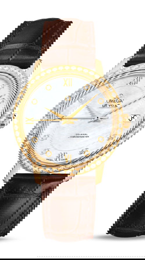 Omega De Ville luxury timepiece - detailed view