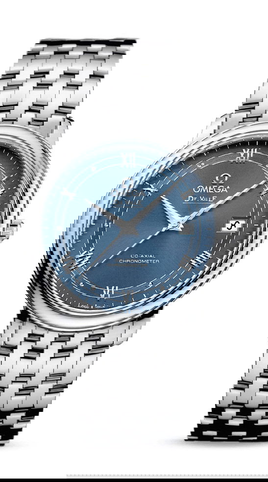 Omega De Ville luxury timepiece - detailed view