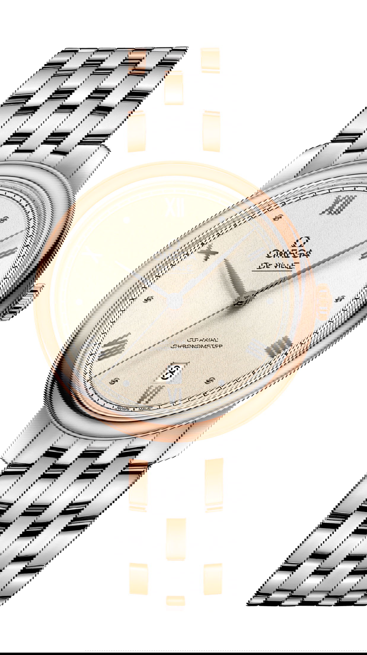 Omega De Ville luxury timepiece - detailed view