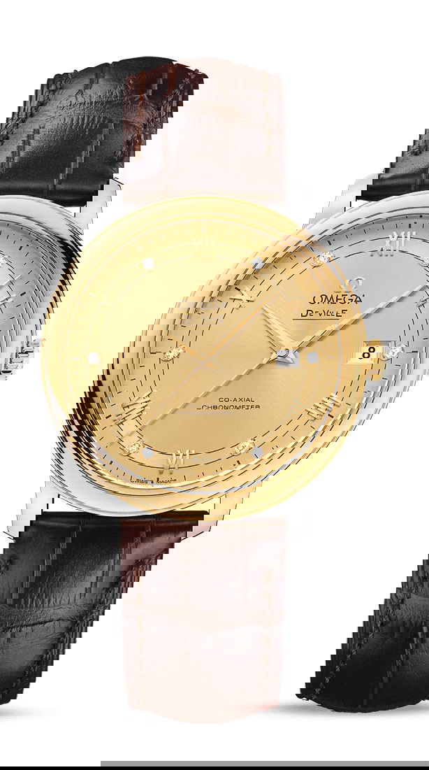 Omega De Ville luxury timepiece - detailed view