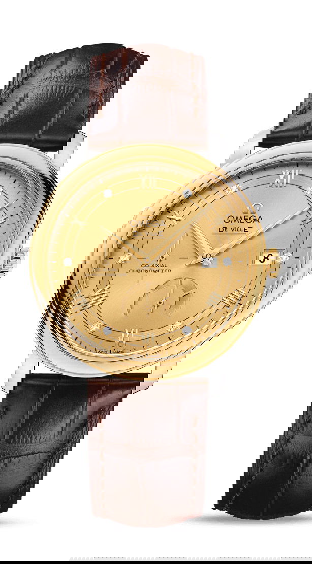 Omega De Ville luxury timepiece - detailed view