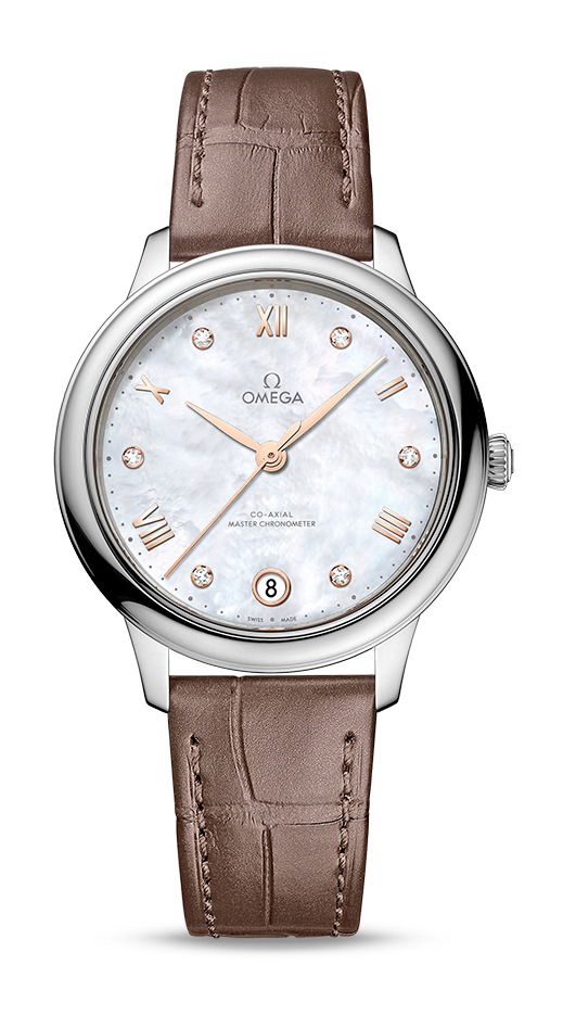 Omega De Ville luxury timepiece - detailed view