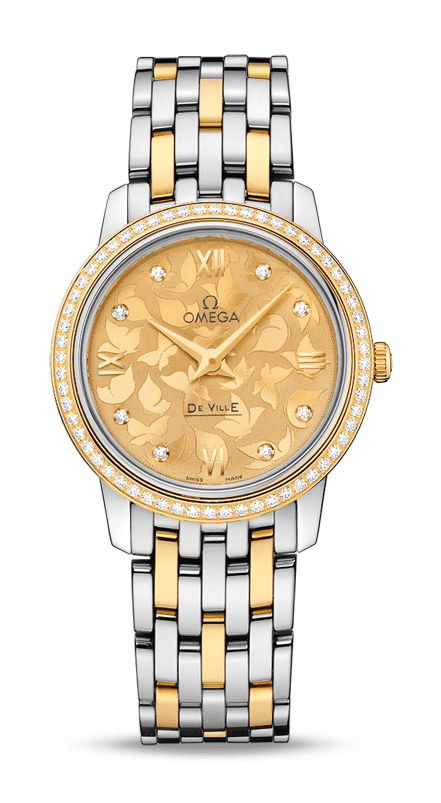 Omega De Ville luxury timepiece - detailed view
