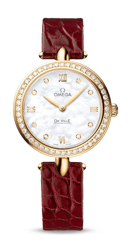 Omega De Ville luxury timepiece - detailed view