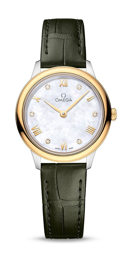 Omega De Ville luxury timepiece - detailed view