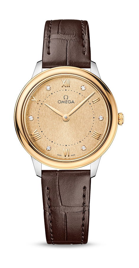 Omega De Ville luxury timepiece - detailed view