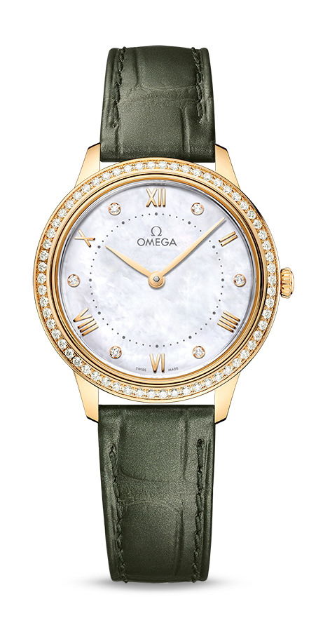 Omega De Ville luxury timepiece - detailed view