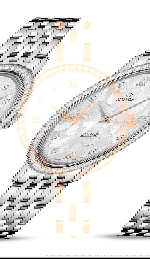Omega De Ville luxury timepiece - detailed view
