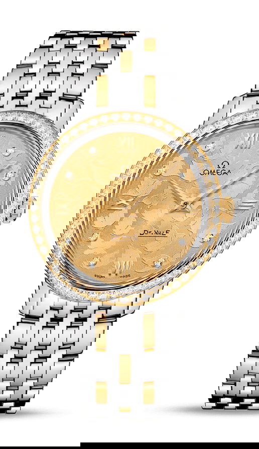 Omega De Ville luxury timepiece - detailed view