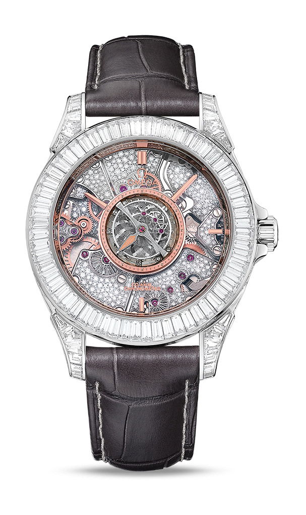 Omega De Ville luxury timepiece - detailed view