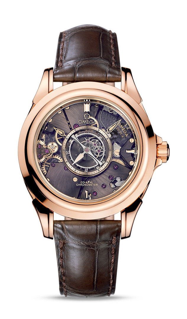 Omega De Ville luxury timepiece - detailed view