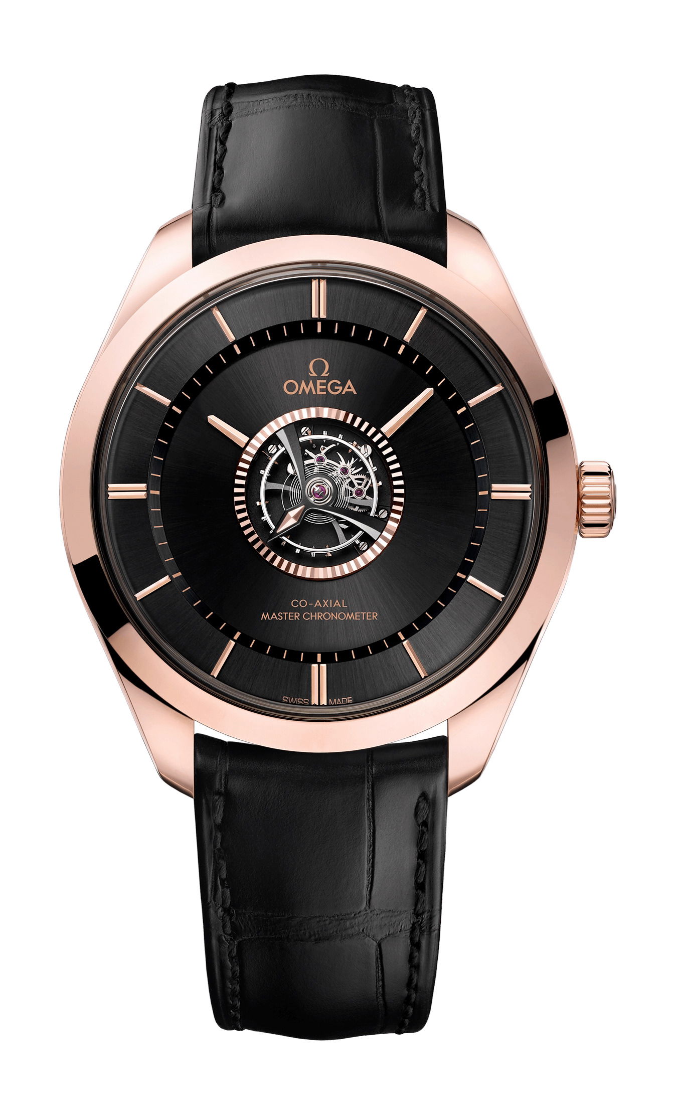 Omega De Ville luxury timepiece - detailed view