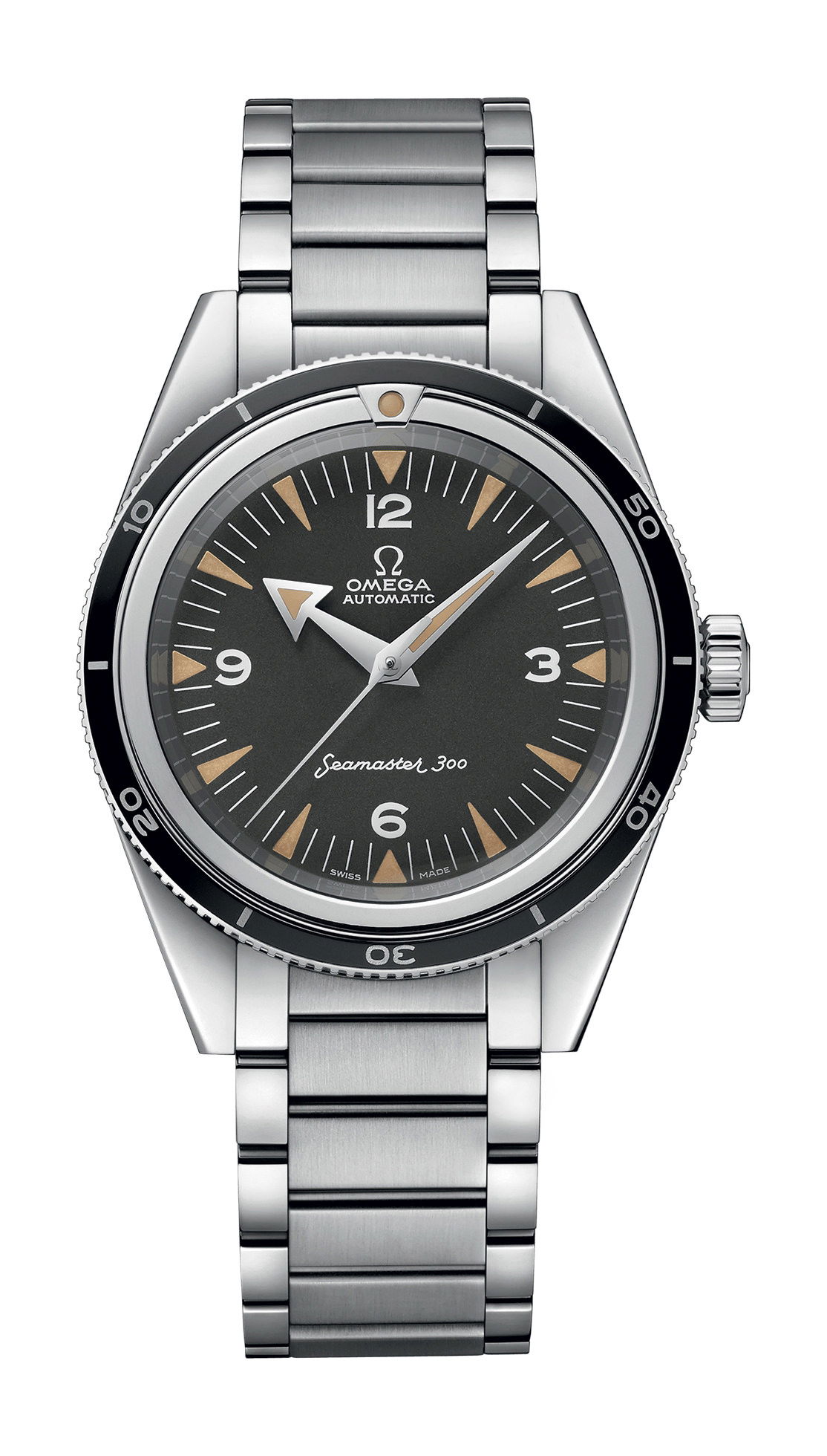 Omega Seamaster luxury timepiece - detailed view