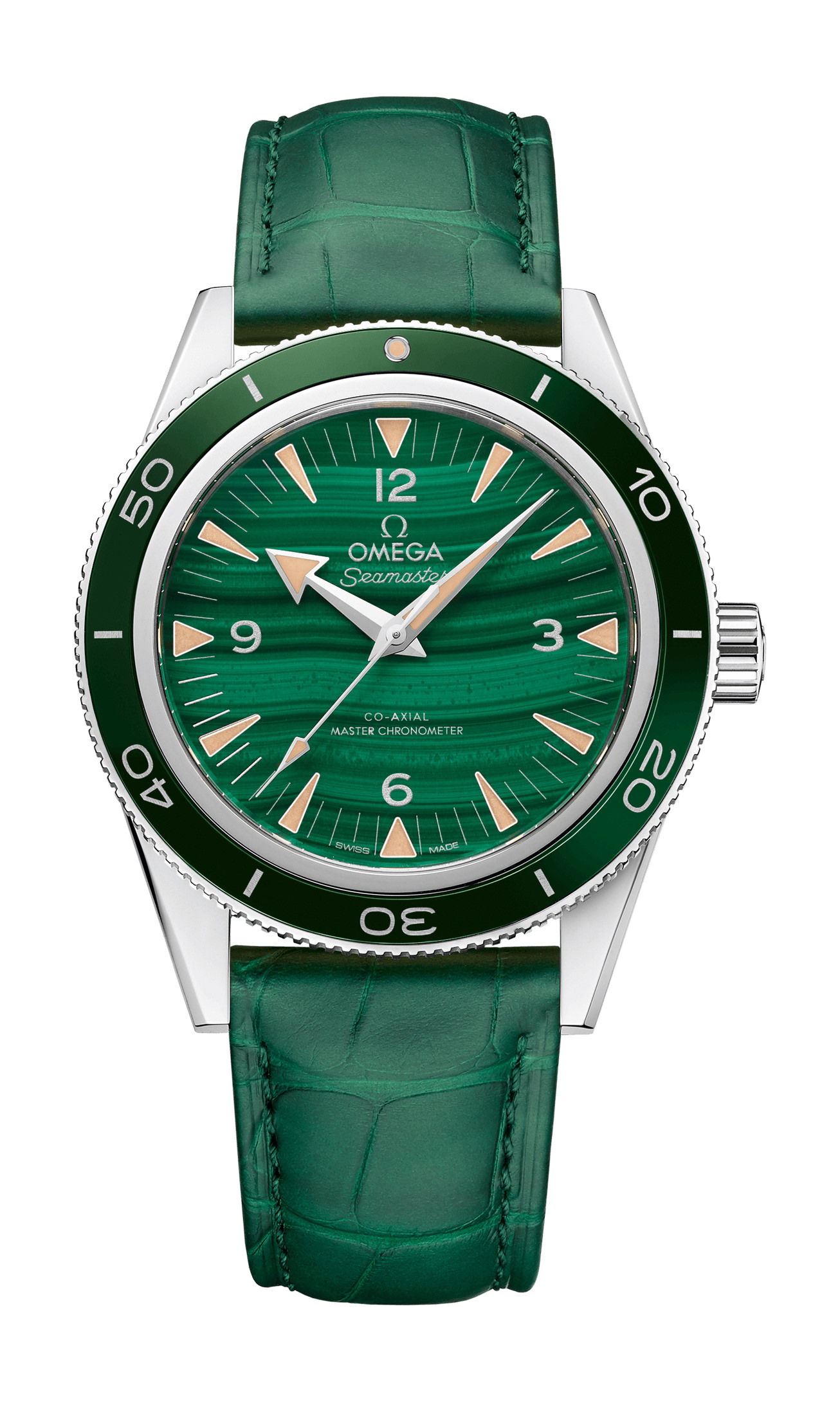Omega Seamaster luxury timepiece - detailed view