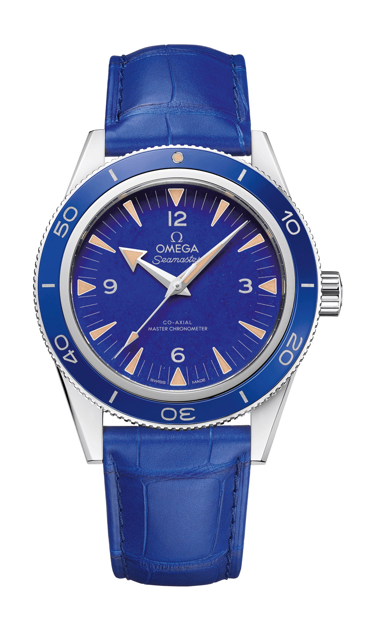 Omega Seamaster luxury timepiece - detailed view