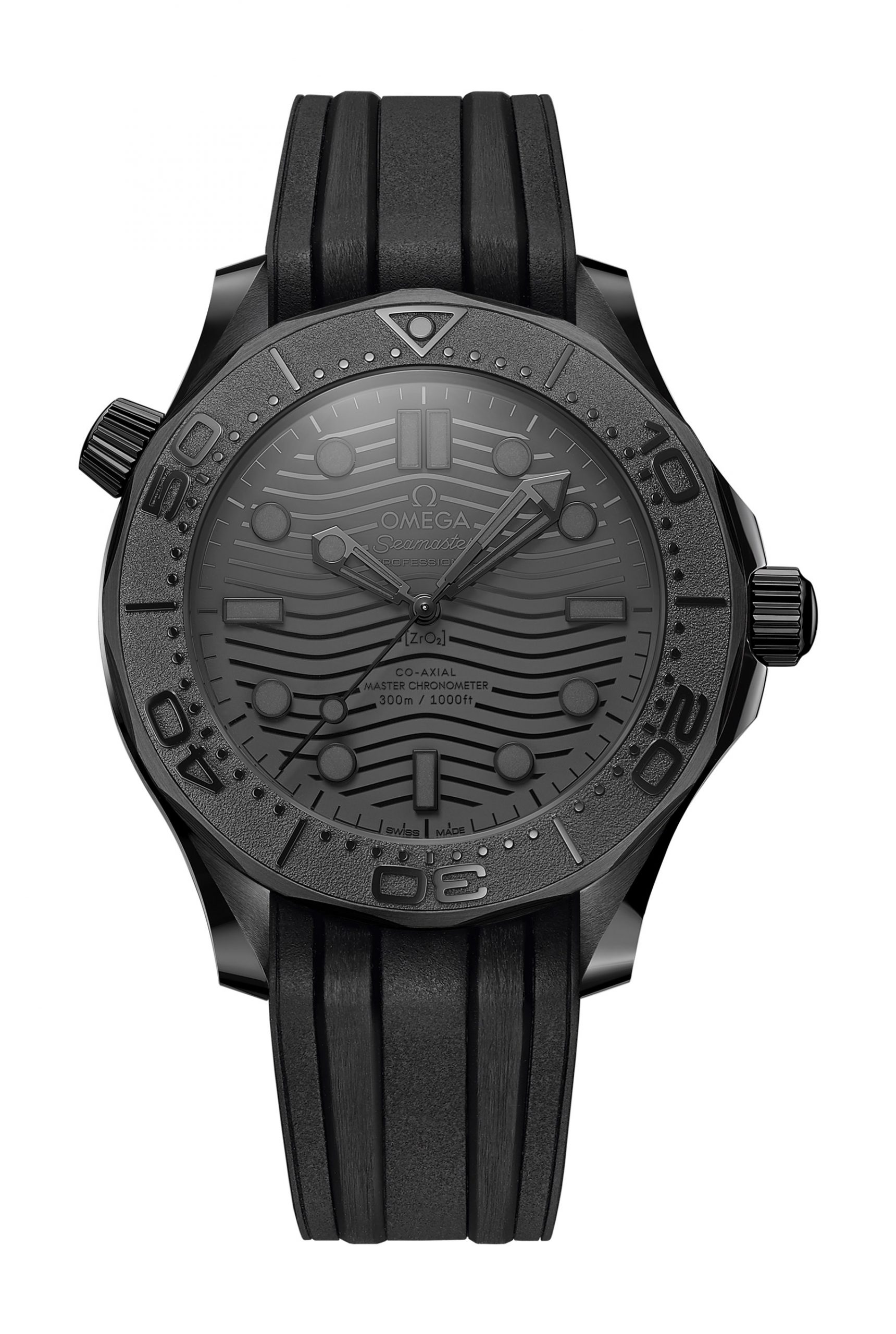 Omega Seamaster luxury timepiece - detailed view