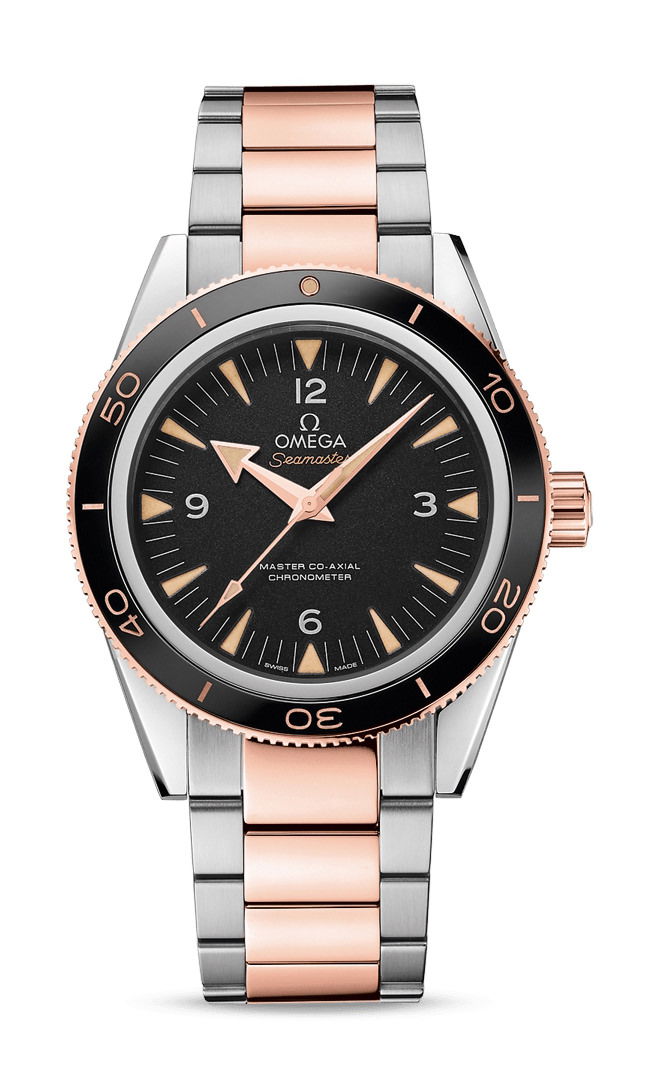 Omega Seamaster luxury timepiece - detailed view