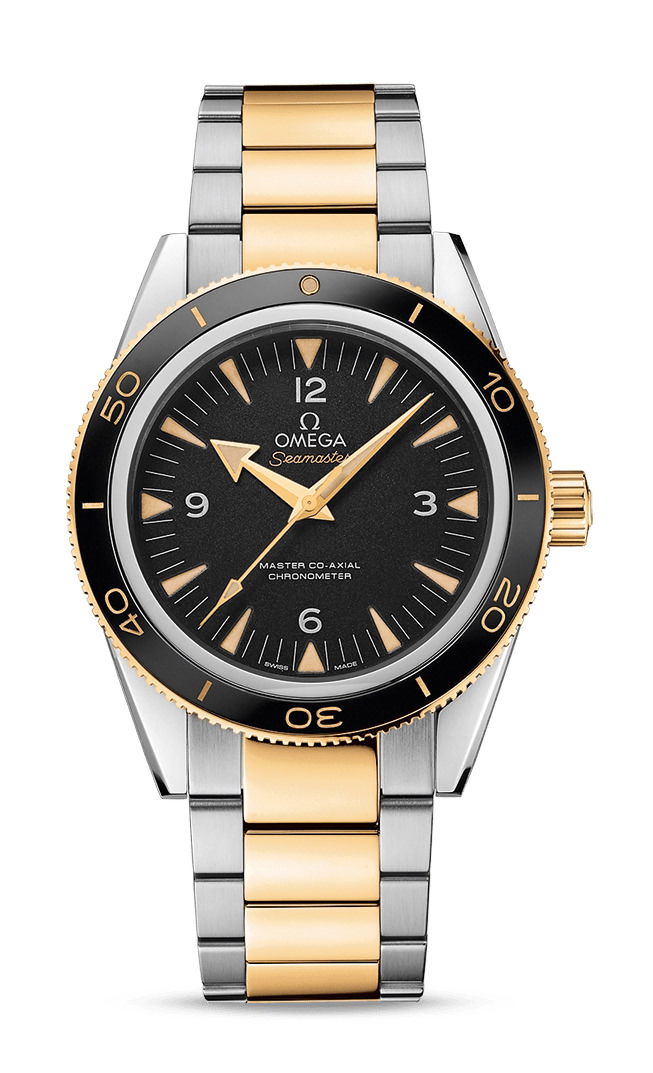 Omega Seamaster luxury timepiece - detailed view