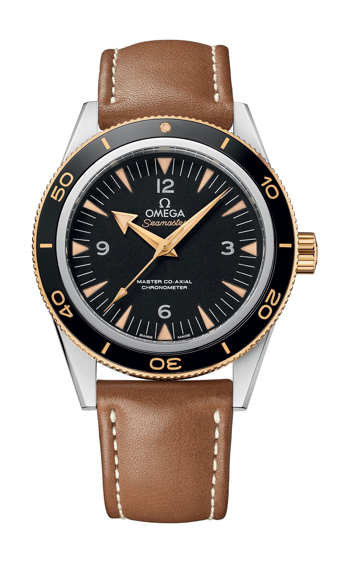 Omega Seamaster luxury timepiece - detailed view