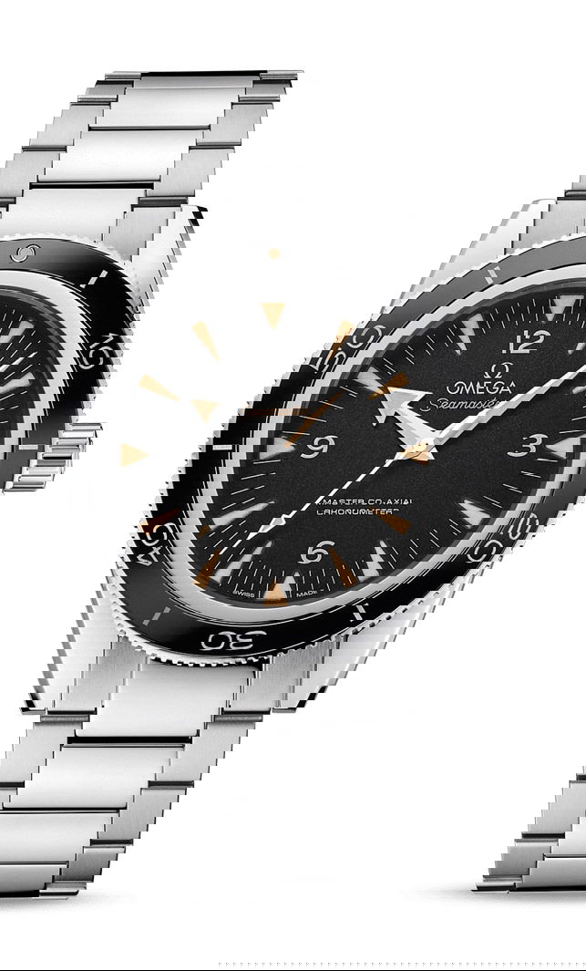 Omega Seamaster luxury timepiece - detailed view
