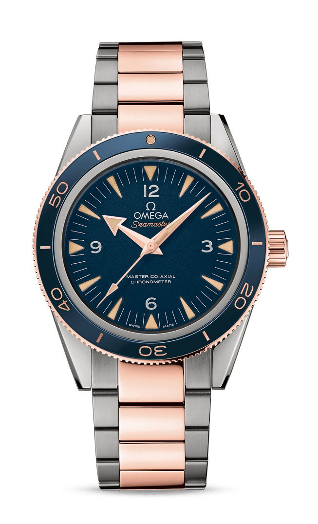 Omega Seamaster luxury timepiece - detailed view