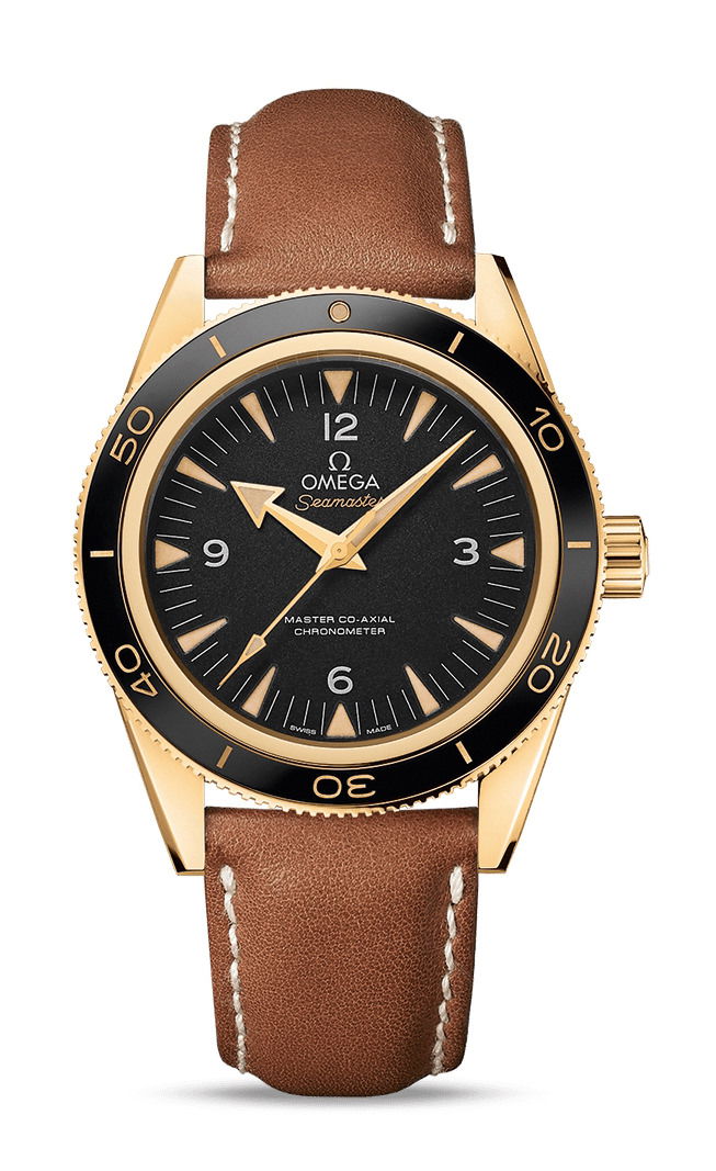 Omega Seamaster luxury timepiece - detailed view