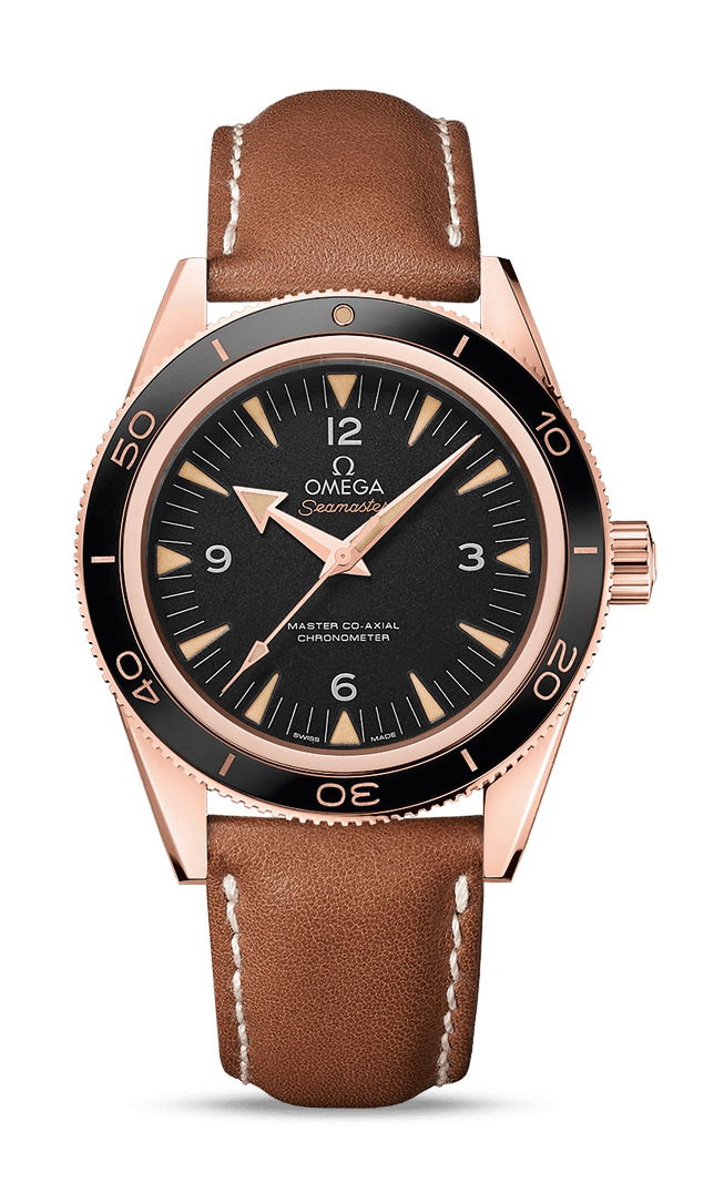 Omega Seamaster luxury timepiece - detailed view