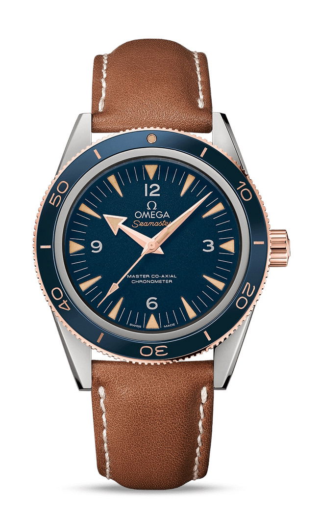 Omega Seamaster luxury timepiece - detailed view