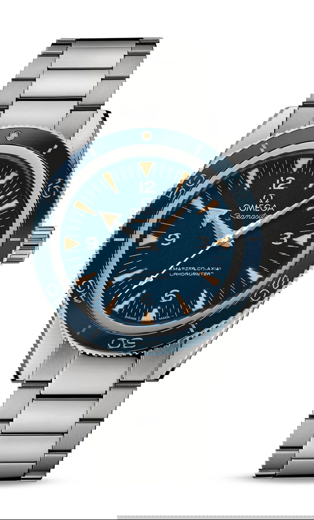 Omega Seamaster luxury timepiece - detailed view