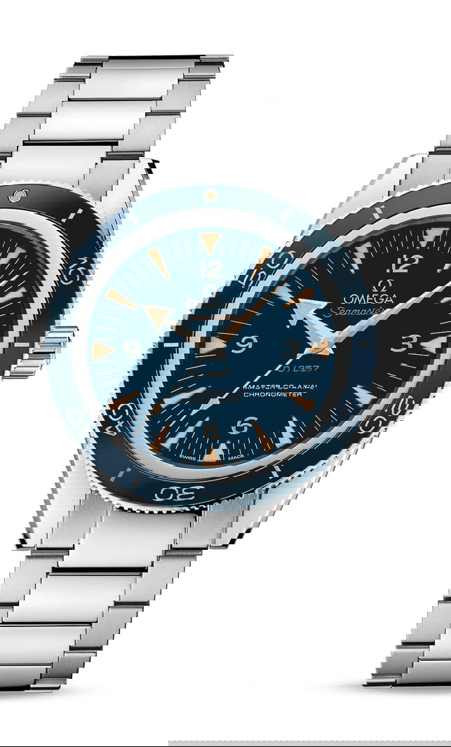 Omega Seamaster luxury timepiece - detailed view