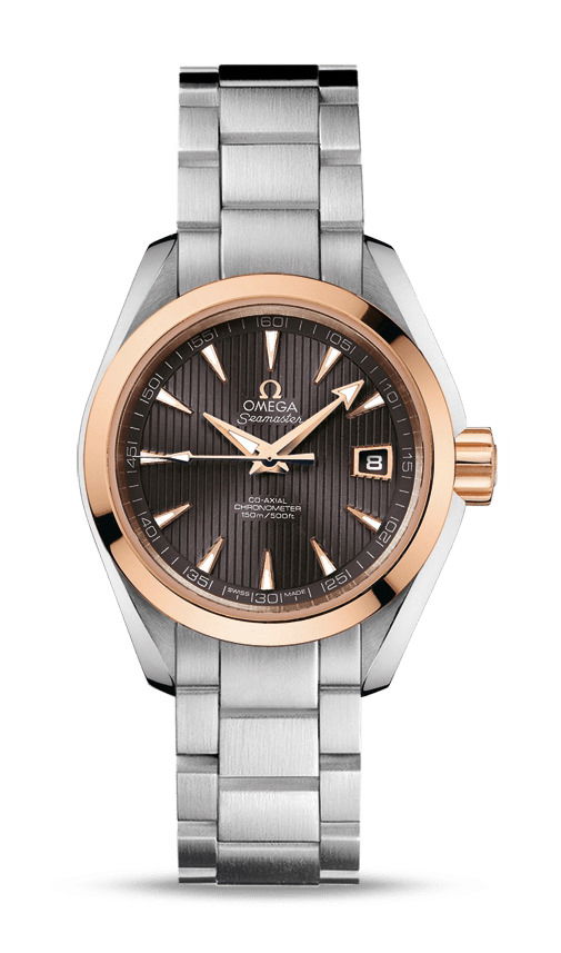 Omega Seamaster luxury timepiece - detailed view