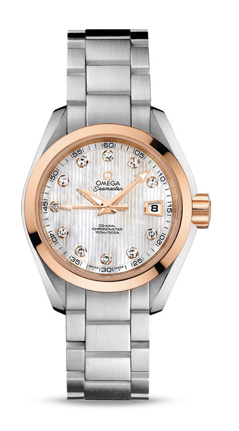 Omega Seamaster luxury timepiece - detailed view